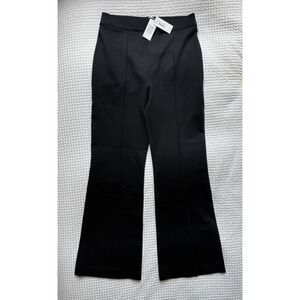 NWT $148 SPANX 20252R The Perfect Pant in Black Knit Ponte Hi-Rise Flare XL x 32